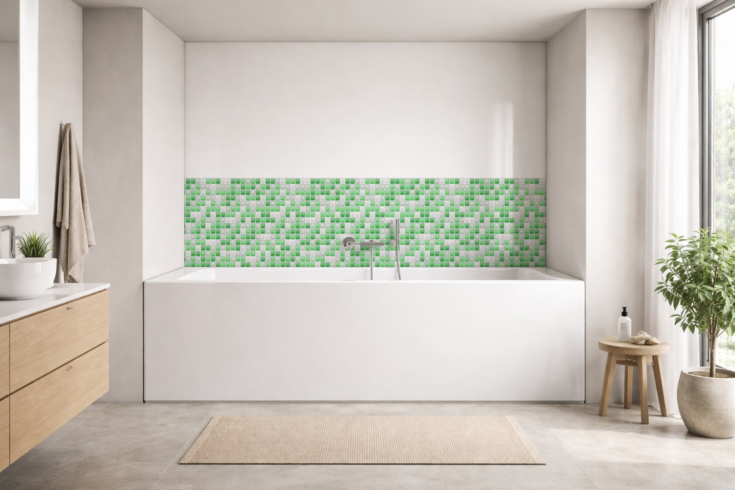 Badewannenverkleidung Fliesenoptik
