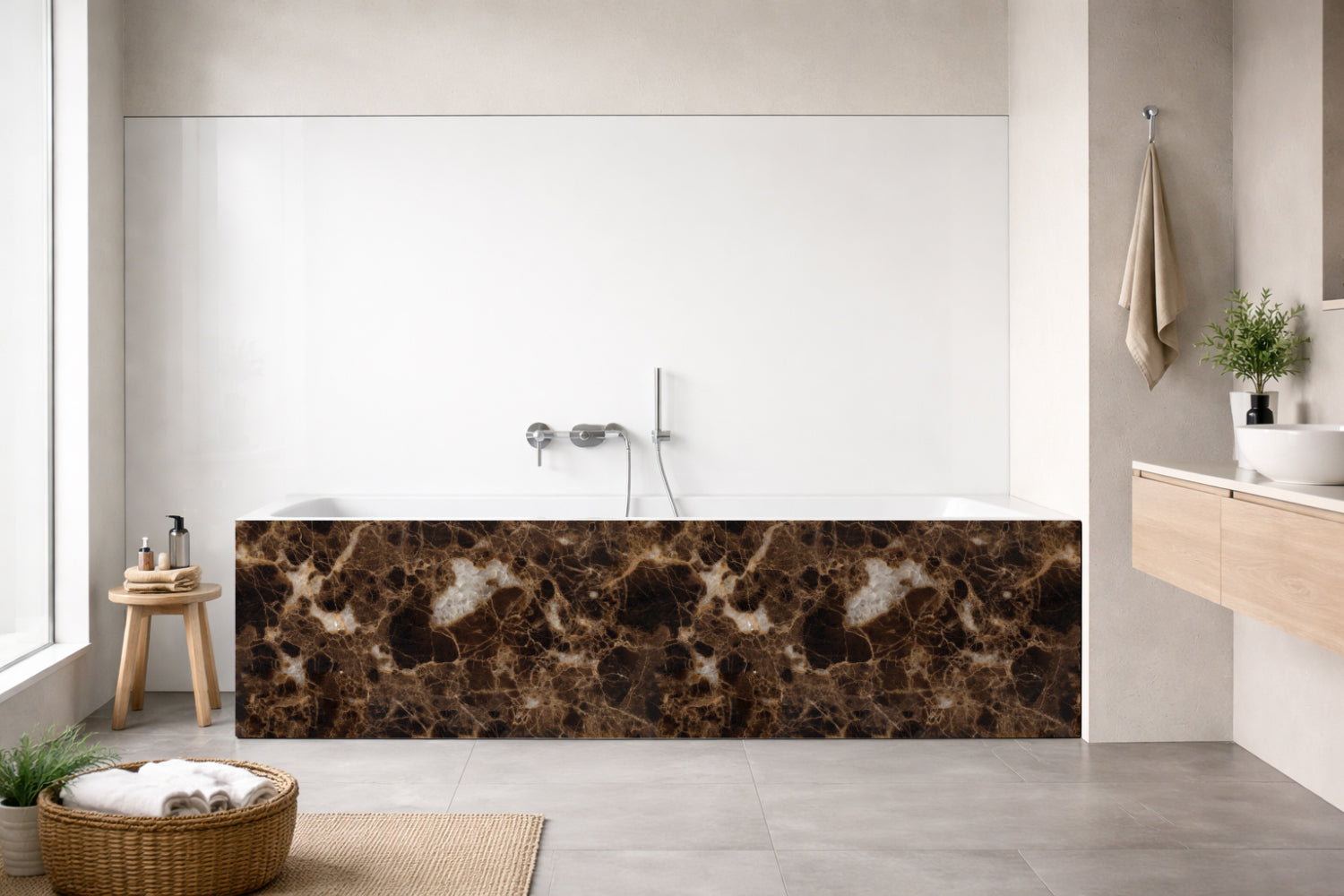 Badewannenverkleidung Marmoroptik