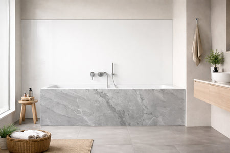 Badewannenverkleidung Marmoroptik