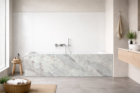 Badewannenverkleidung Marmoroptik