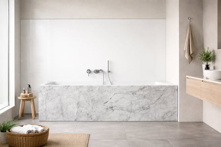 Badewannenverkleidung Marmoroptik