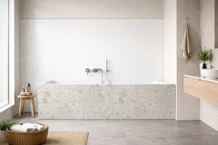 Badewannenverkleidung Marmoroptik