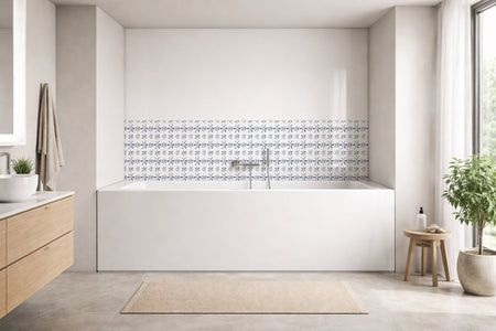 Badrückwand Muster