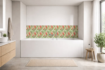 Badrückwand Muster