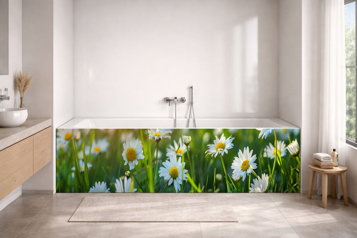 Badrückwand
