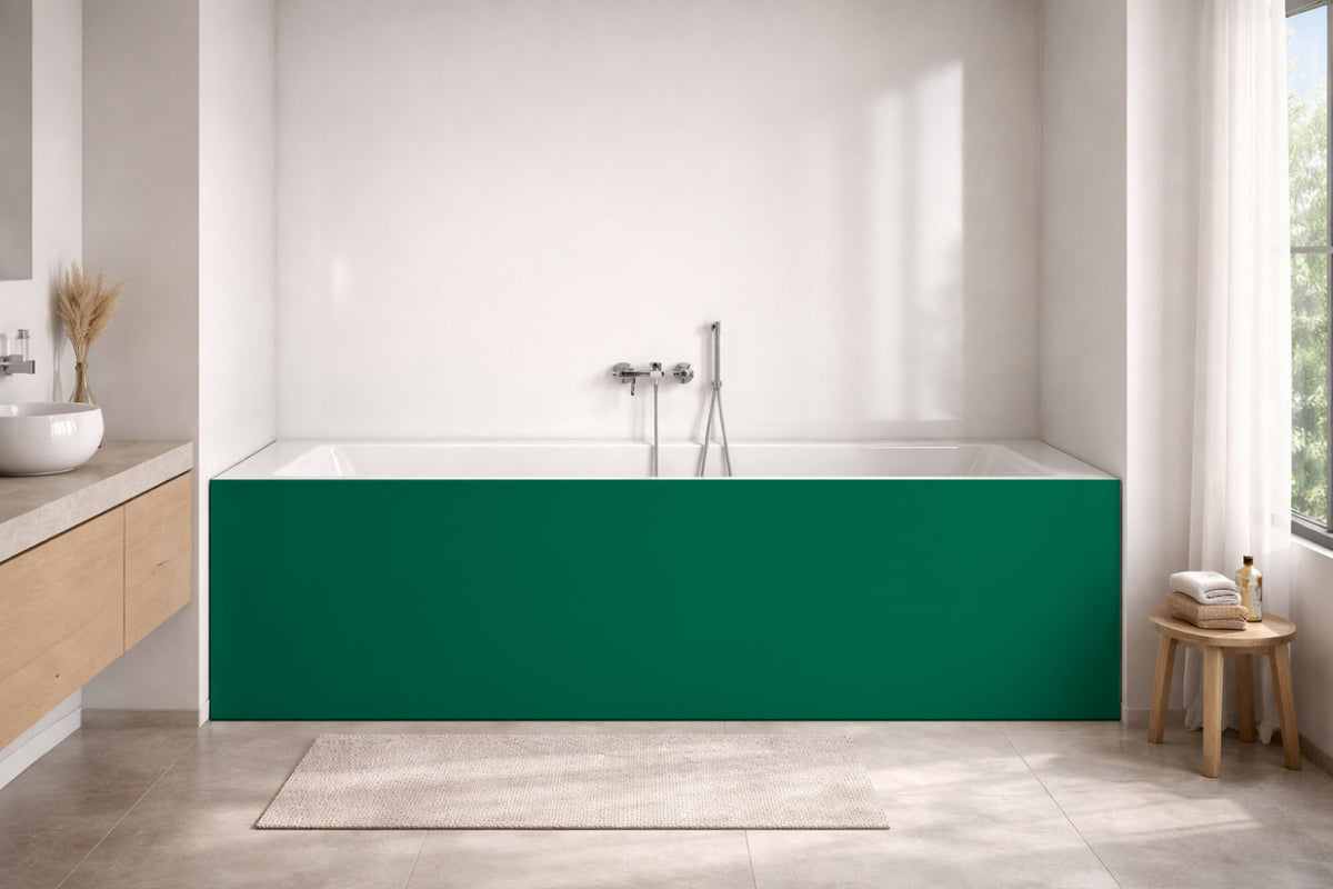 Badewannenverkleidung Einfarbig RAL 6016 (Türkisgrün)