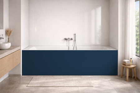 Badewannenverkleidung Einfarbig RAL 5009 Azurblau