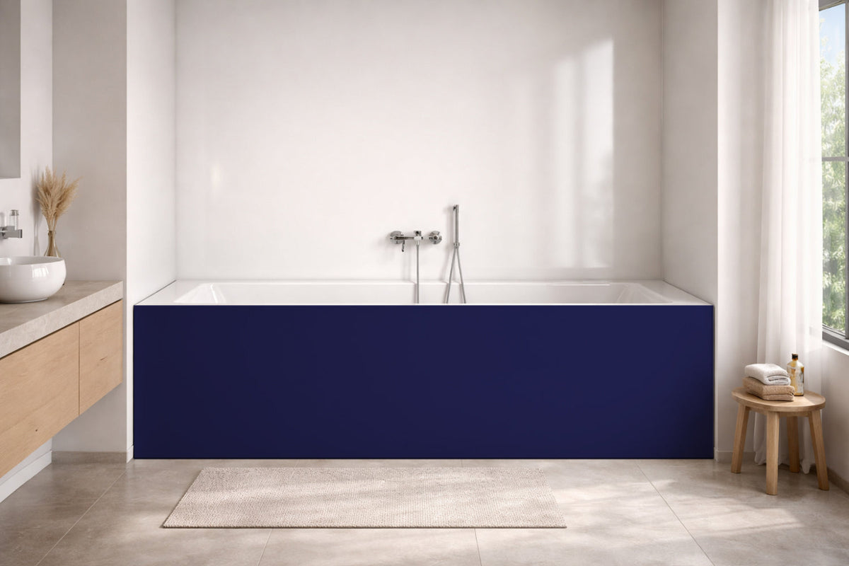 Badrückwand Einfarbig RAL 5002 Ultramarinblau