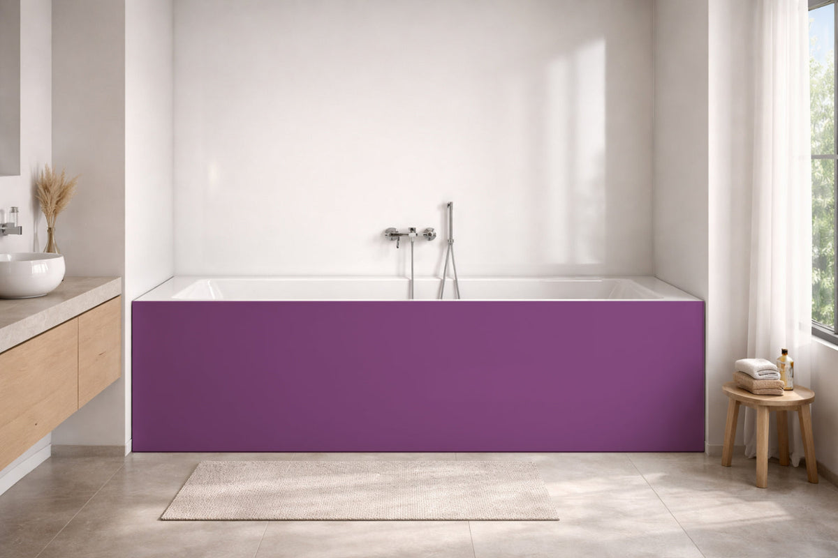 Badewannenverkleidung Einfarbig RAL 4008 Signalviolett