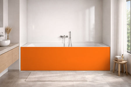Badewannenverkleidung Einfarbig RAL 2003 Pastellorange