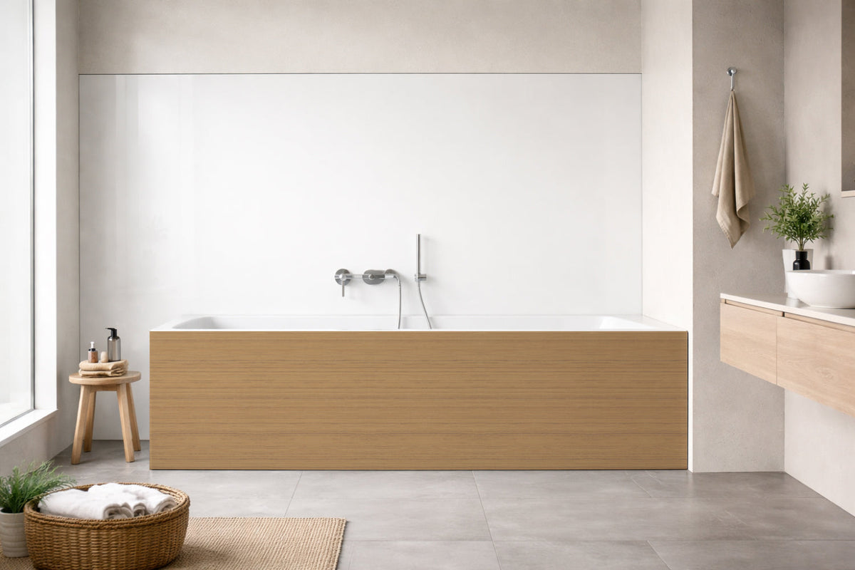 Badewannenverkleidung Holzoptik