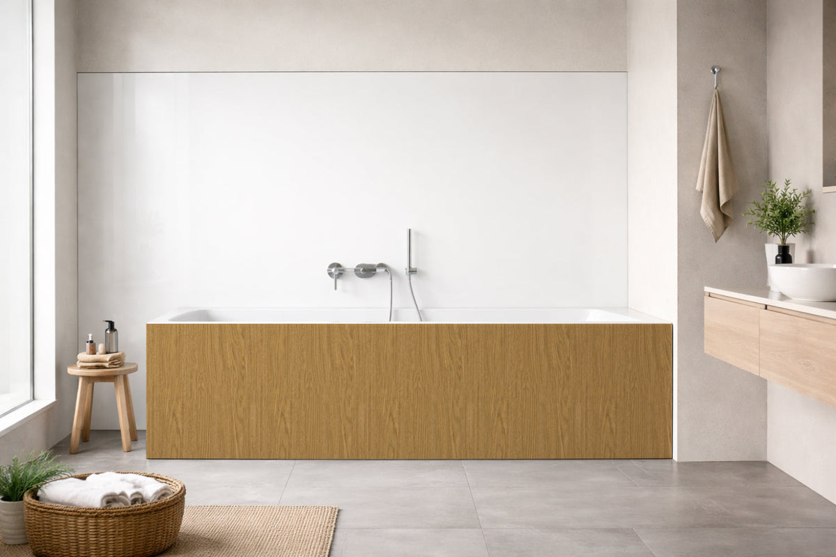Badewannenverkleidung Holzoptik
