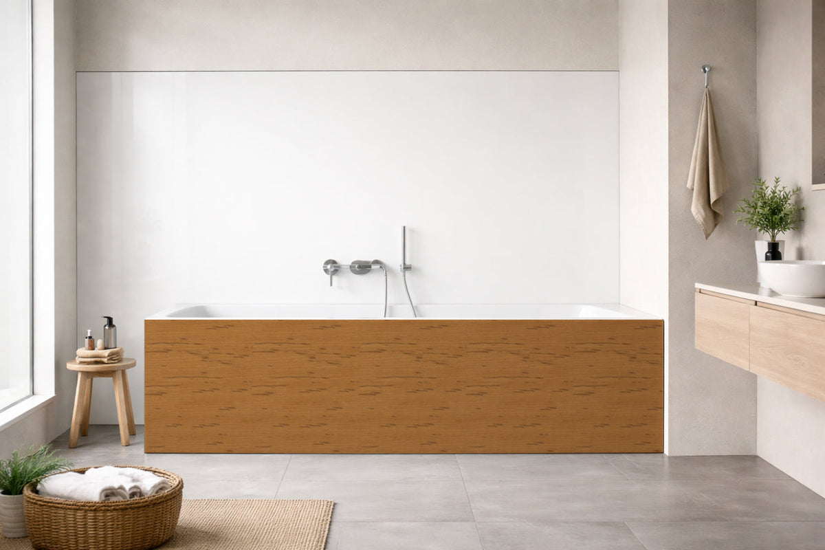 Badewannenverkleidung Holzoptik