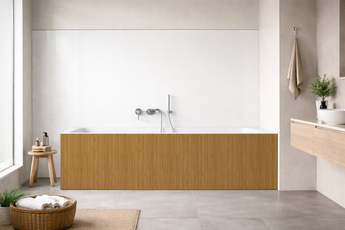 Badewannenverkleidung Holzoptik