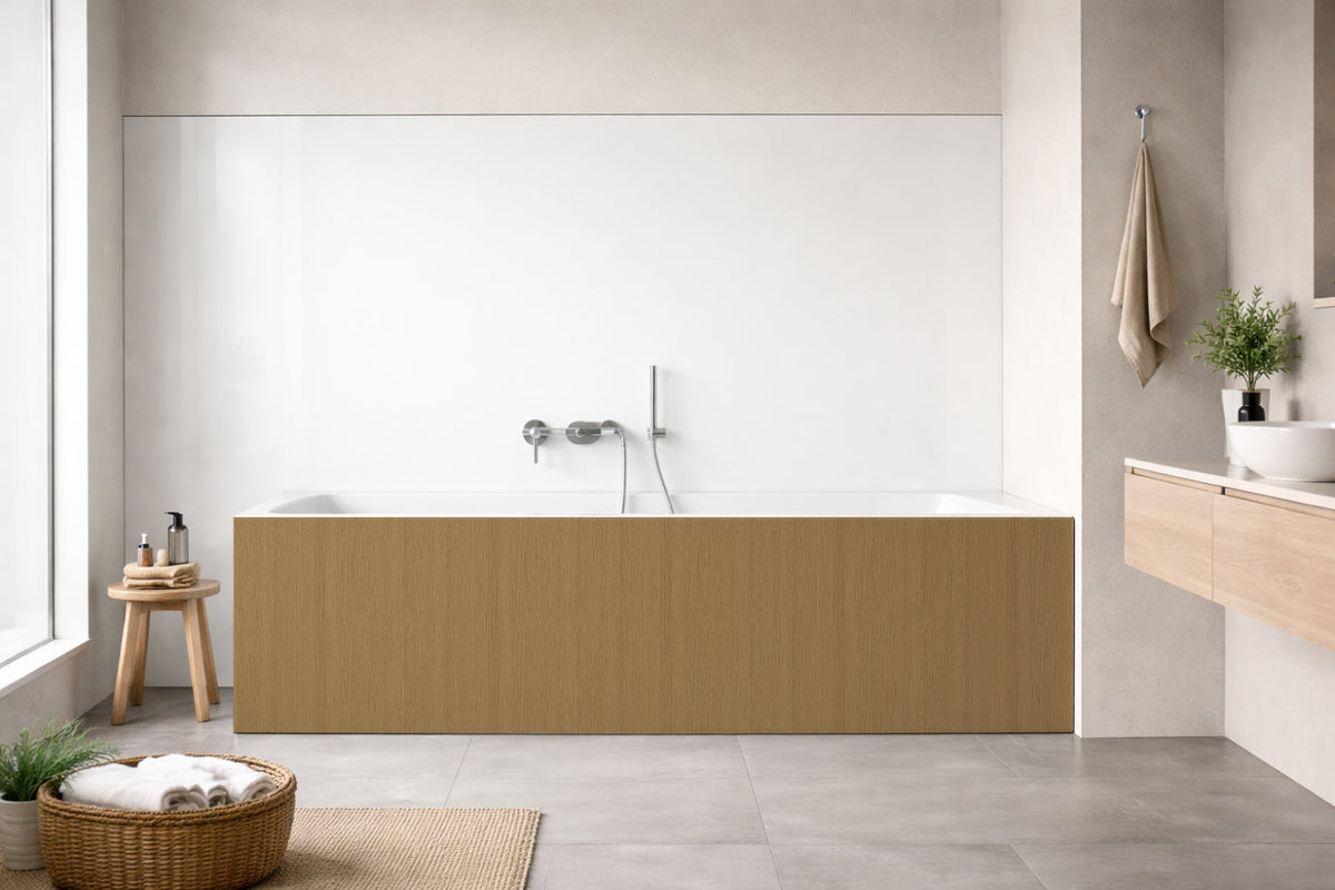 Badewannenverkleidung Holzoptik