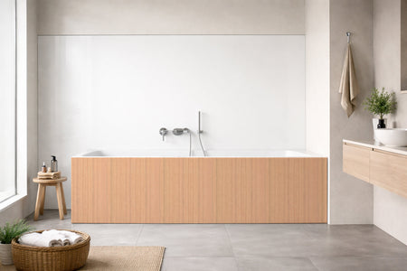 Badewannenverkleidung Holzoptik