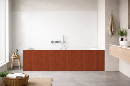 Badewannenverkleidung Holzoptik