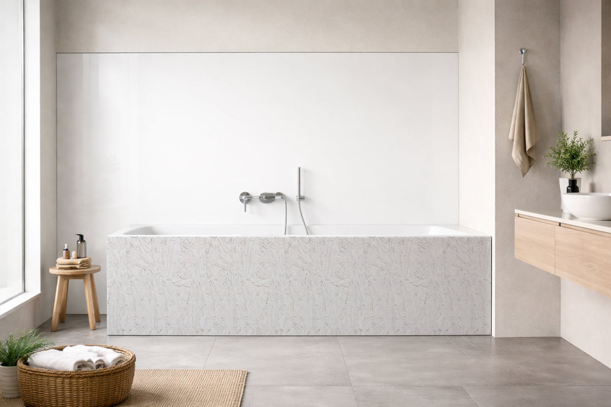 Badewannenverkleidung Holzoptik