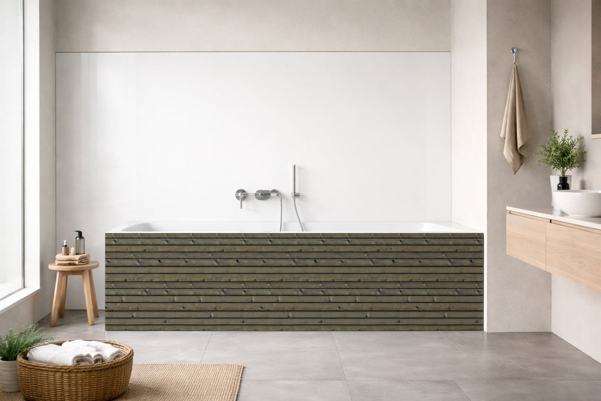 Badewannenverkleidung Holzoptik