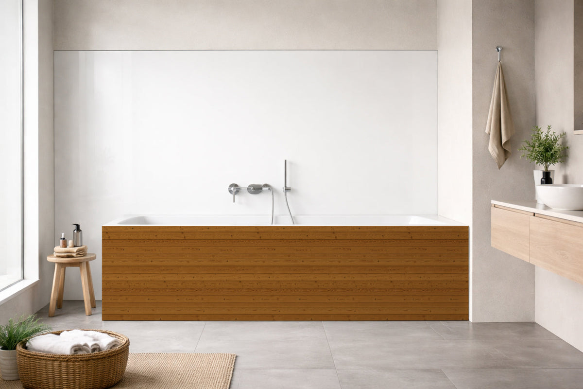 Badewannenverkleidung Holzoptik