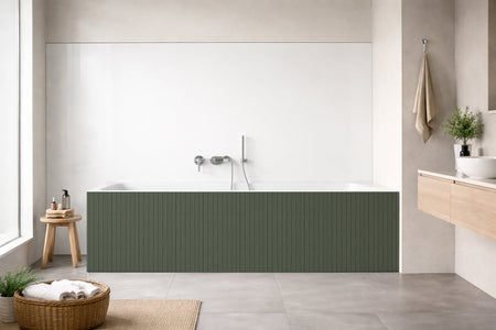 Badewannenverkleidung Holzoptik