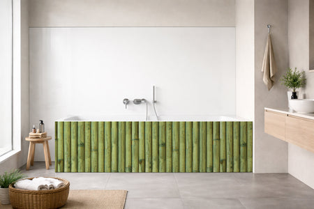Badewannenverkleidung Holzoptik