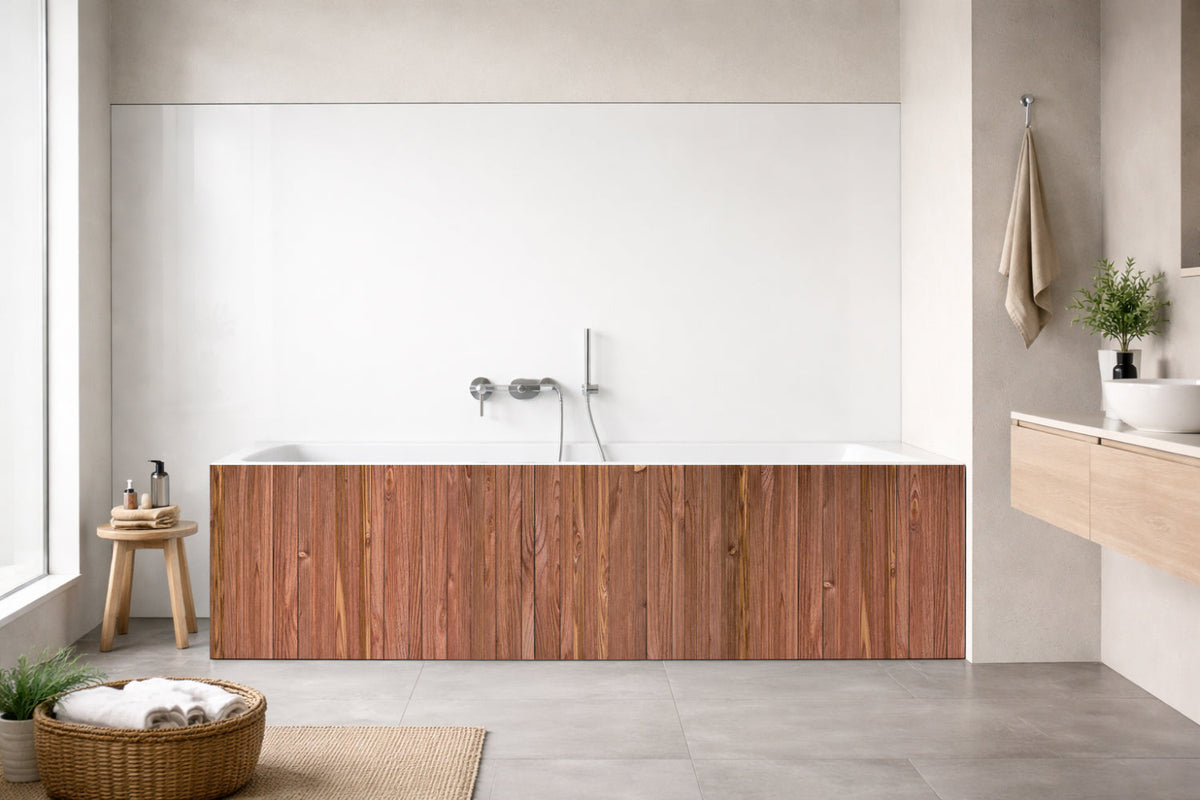 Badewannenverkleidung Holzoptik