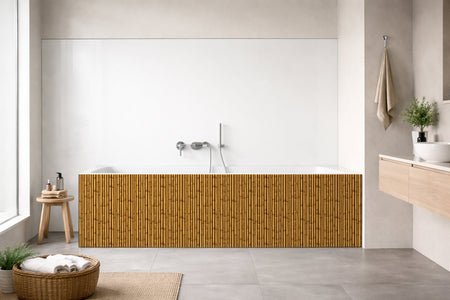 Badewannenverkleidung Holzoptik
