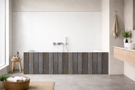 Badewannenverkleidung Holzoptik