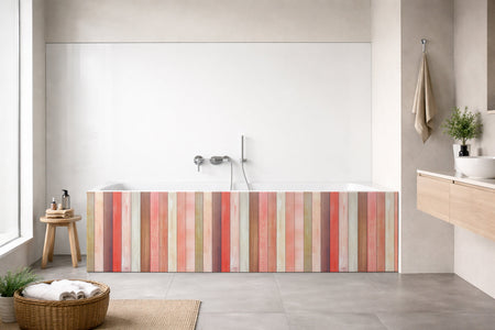 Badewannenverkleidung Holzoptik