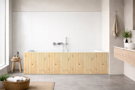 Badewannenverkleidung Holzoptik