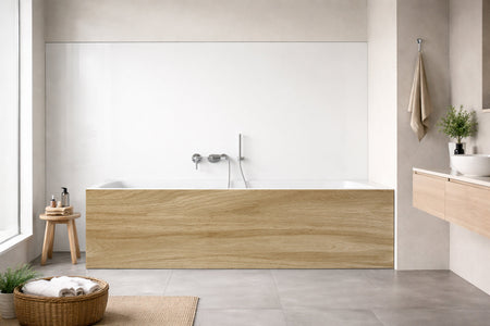 Badewannenverkleidung Holzoptik
