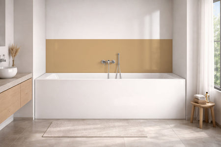 Badewannenverkleidung Einfarbig #D0B083 RAL 1001 (Beige)