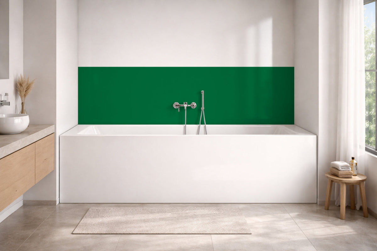 Badewannenverkleidung Einfarbig RAL 6029 (Minzgrün)