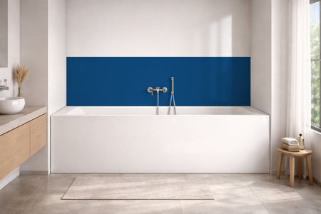 Badewannenverkleidung Einfarbig RAL 5019 Capriblau