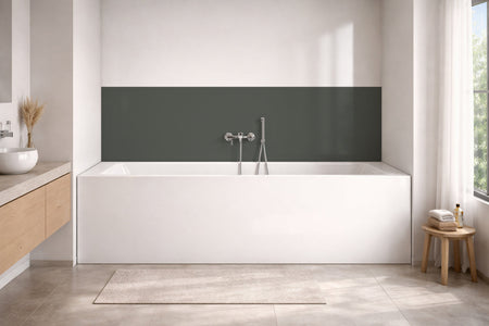 Badewannenverkleidung Einfarbig RAL 7010 Zeltgrau