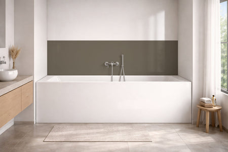 Badewannenverkleidung Einfarbig RAL 7006 Beigegrau