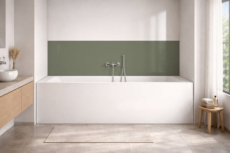 Badewannenverkleidung Einfarbig RAL 7033 Zementgrau