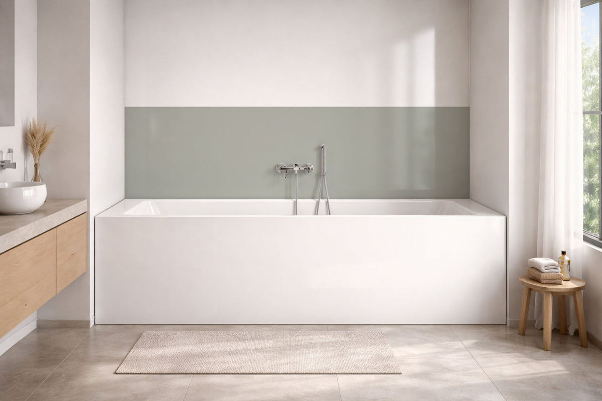 Badewannenverkleidung Einfarbig RAL 7038 Achatgrau