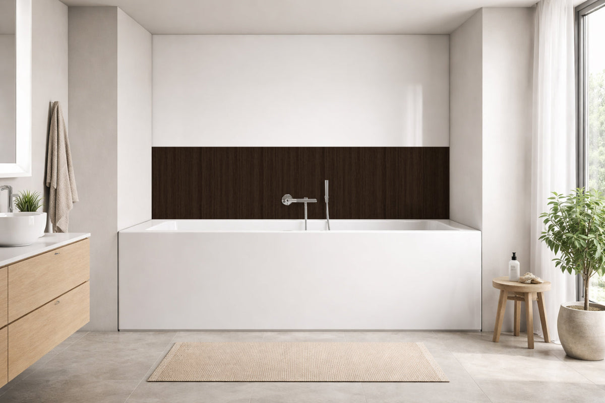 Badewannenverkleidung Holzoptik