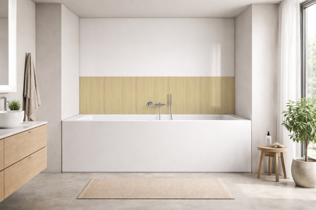 Badewannenverkleidung Holzoptik