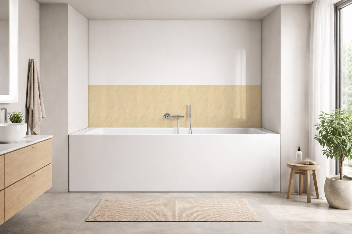 Badewannenverkleidung Holzoptik