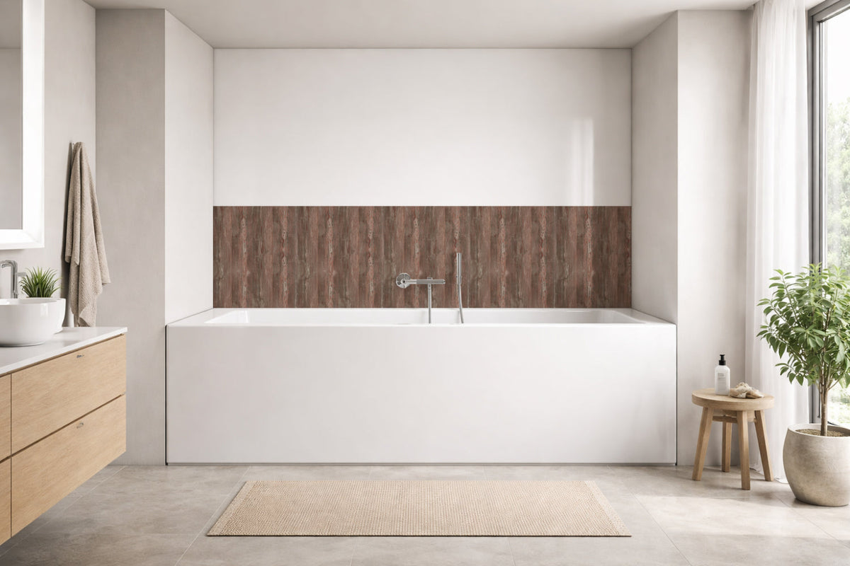 Badewannenverkleidung Holzoptik