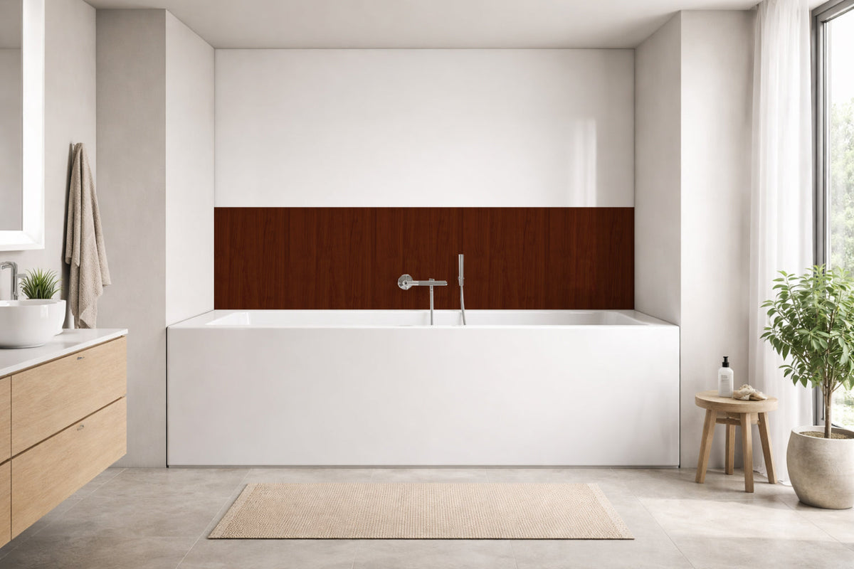 Badewannenverkleidung Holzoptik
