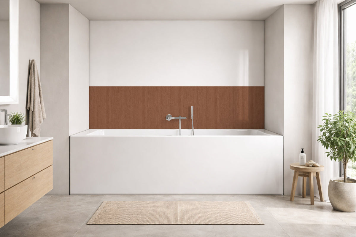 Badewannenverkleidung Holzoptik