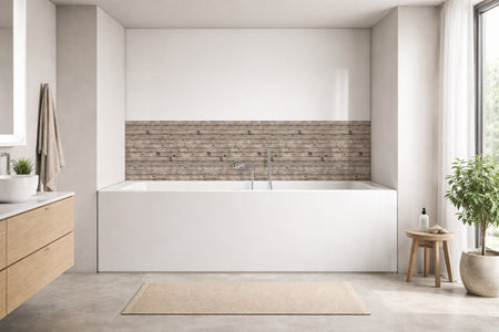 Badewannenverkleidung Holzoptik