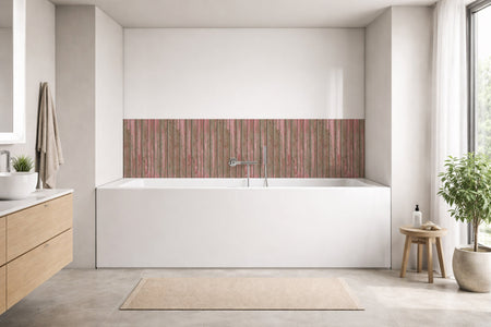 Badewannenverkleidung Holzoptik