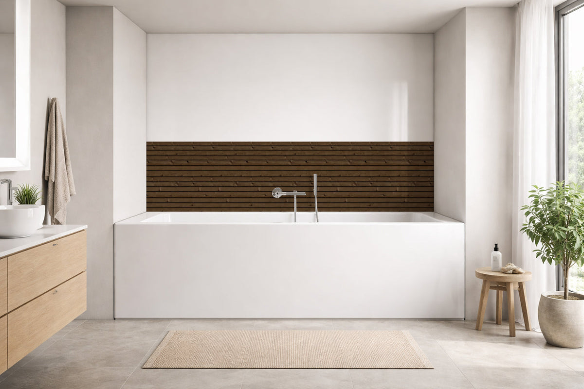 Badewannenverkleidung Holzoptik
