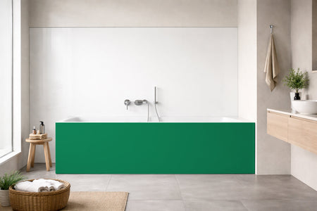 Badewannenverkleidung Einfarbig RAL 6032 Signalgrün