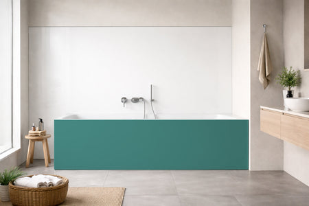 Badrückwand Einfarbig RAL 6033 Minttürkis
